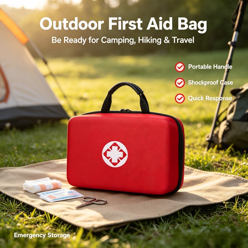Portable Hard Shell First Aid  - đánh giá và giá First Aid Bag Kit